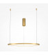 Maytoni Glint Modern Integrated LED Pendant Ceiling Light Brass 60cm 3000K-1