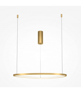 Maytoni Glint Modern Integrated LED Pendant Ceiling Light Brass 60cm 3000K-1