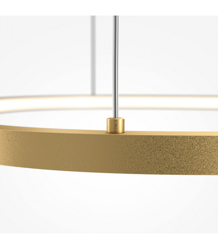 Maytoni Glint Modern Integrated LED Pendant Ceiling Light Brass 60cm 3000K-4