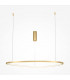 Maytoni Glint Modern Integrated LED Pendant Ceiling Light Brass 80cm 3000K-1