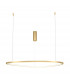 Maytoni Glint Modern Integrated LED Pendant Ceiling Light Brass 80cm 3000K-2