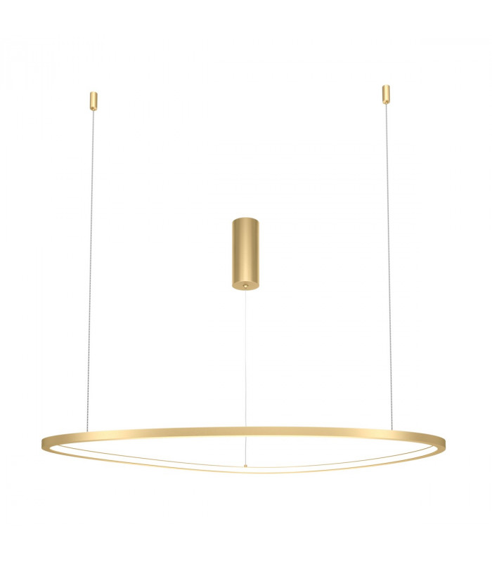 Maytoni Glint Modern Integrated LED Pendant Ceiling Light Brass 80cm 3000K-2