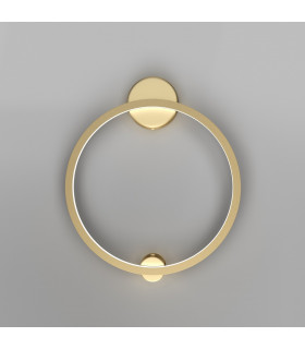 Maytoni Halo Modern Integrated LED Wall Lamp Brass 40cm 4000K-1