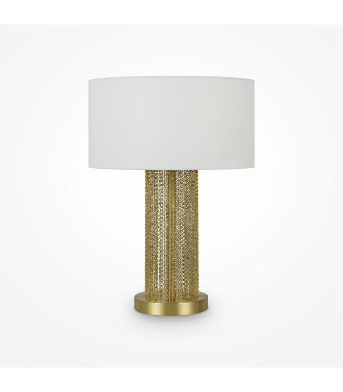 Maytoni Impressive Modern Table Lamp with Round Shade Gold E27-1