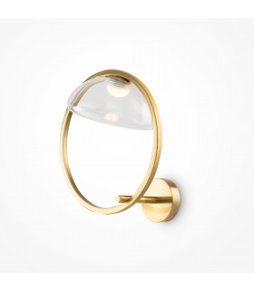 Maytoni Lunare I Modern Integrated LED Wall Lamp Brass 3000K-1