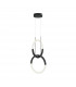 Maytoni Node Modern 2 Light Integrated LED Pendant Ceiling Light Black 3000K-2
