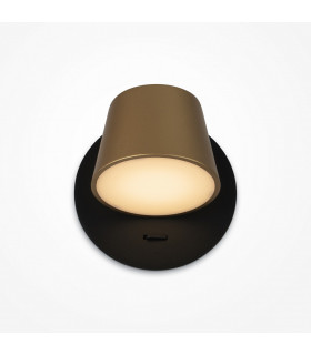 Maytoni Pixel Modern Surface Mounted Downlight Black Brass 3000K-1