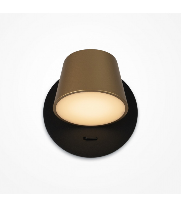 Maytoni Pixel Modern Surface Mounted Downlight Black Brass 3000K-1