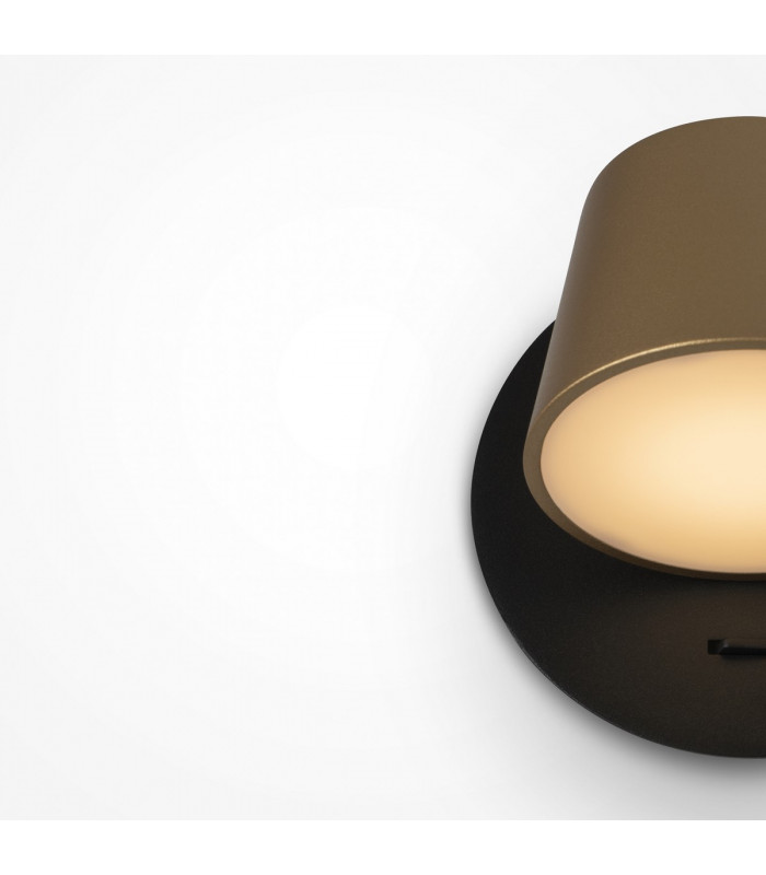 Maytoni Pixel Modern Surface Mounted Downlight Black Brass 3000K-3