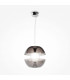 Maytoni Rebel Modern Globe Pendant Ceiling Light Chrome 3000K-1