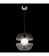 Maytoni Rebel Modern Globe Pendant Ceiling Light Chrome 3000K-3
