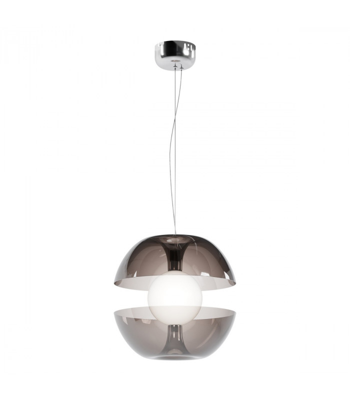 Maytoni Rebel Modern Globe Pendant Ceiling Light Chrome 3000K-4