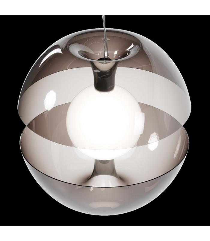 Maytoni Rebel Modern Globe Pendant Ceiling Light Chrome 3000K-6