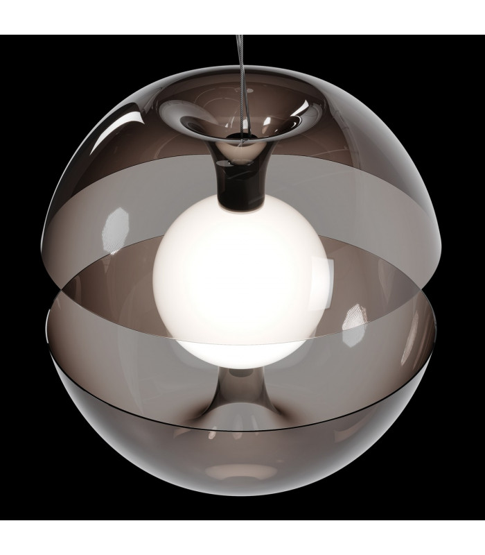 Maytoni Rebel Modern Globe Pendant Ceiling Light Chrome 3000K-7