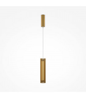 Maytoni Sonata Modern Integrated LED Pendant Ceiling Light Brass 3000K-1