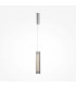 Maytoni Sonata Modern Integrated LED Pendant Ceiling Light Chrome 3000K-1