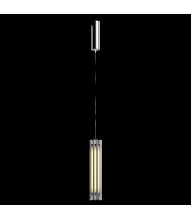 Maytoni Sonata Modern Integrated LED Pendant Ceiling Light Chrome 3000K-2