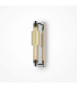 Maytoni Verticale Modern Integrated LED Wall Lamp Chrome Cognac Shade 3000K-1