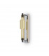Maytoni Verticale Modern Integrated LED Wall Lamp Chrome Cognac Shade 3000K-3