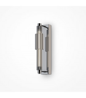 Maytoni Verticale Modern Integrated LED Wall Lamp Chrome Chrome Shade 3000K-1