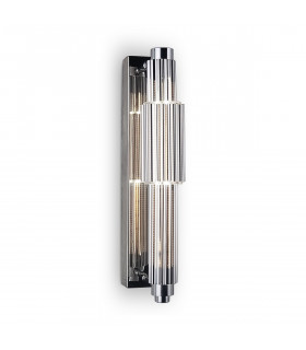 Maytoni Verticale Modern Integrated LED Wall Lamp Chrome Chrome Shade 3000K-2