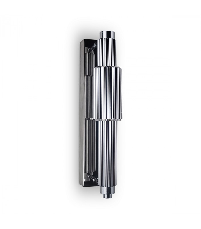 Maytoni Verticale Modern Integrated LED Wall Lamp Chrome Chrome Shade 3000K-4