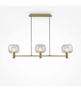 Maytoni Vision Modern 3 Light Bar Pendant Ceiling Light Gold E14-1