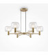 Maytoni Vision Modern 6 Light Multi Arm Floor Lamp Gold E14-1