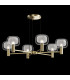 Maytoni Vision Modern 6 Light Multi Arm Floor Lamp Gold E14-2