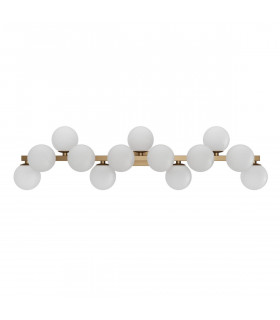 Maytoni Dallas Modern 13 Light Wall Lamp Gold Matte White Shade G9-2