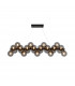 Maytoni Dallas Modern 25 Light Bar Pendant Ceiling Light Black Black Shade G9-2