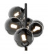 Maytoni Dallas Modern 6 Light Bar Pendant Ceiling Light Black Smoky Shade G9-4