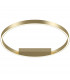 Maytoni Rim Modern Integrated LED Semi Flush Light Brass 60cm 4000K-2