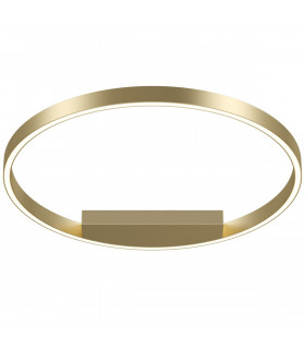 Maytoni Rim Modern Integrated LED Semi Flush Light Brass 60cm 4000K-2