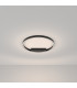 Maytoni Rim Modern Integrated LED Semi Flush Light Black 60cm 4000K-1