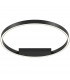 Maytoni Rim Modern Integrated LED Semi Flush Light Black 60cm 4000K-2