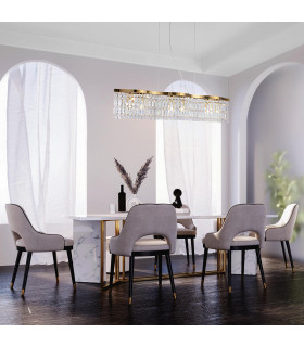 Maytoni Dune Modern 6 Light Ceiling Light Gold E14-2
