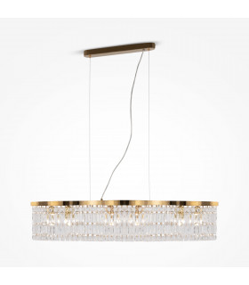 Maytoni Dune Modern 6 Light Bar Pendant Ceiling Light Gold E14-1