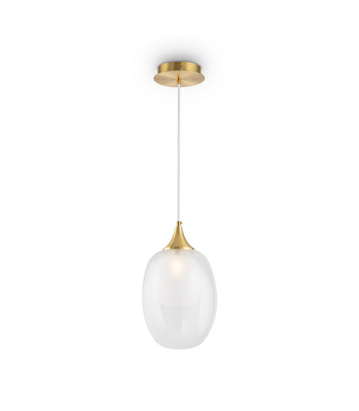 Maytoni Aura Modern Globe Pendant Ceiling Light Brass E14-1