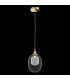 Maytoni Aura Modern Globe Pendant Ceiling Light Brass E14-2