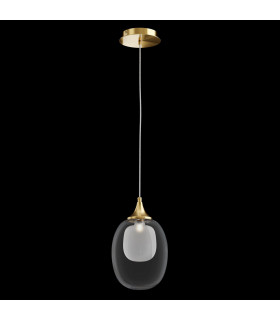 Maytoni Aura Modern Globe Pendant Ceiling Light Brass E14-2