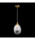 Maytoni Aura Modern Globe Pendant Ceiling Light Brass E14-3