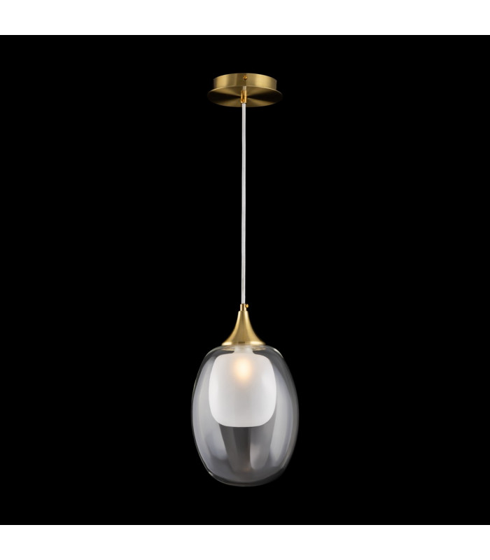 Maytoni Aura Modern Globe Pendant Ceiling Light Brass E14-3