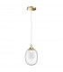 Maytoni Aura Modern Globe Pendant Ceiling Light Brass E14-7