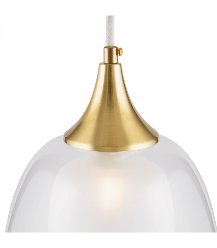 Maytoni Aura Modern Globe Pendant Ceiling Light Brass E14-8