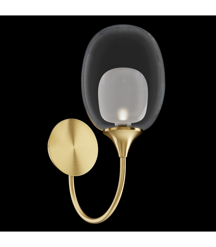 Maytoni Aura Modern Wall Lamp Brass E14-2