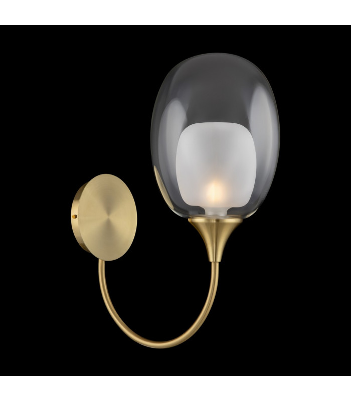 Maytoni Aura Modern Wall Lamp Brass E14-3
