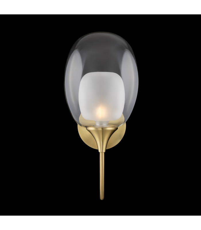 Maytoni Aura Modern Wall Lamp Brass E14-4