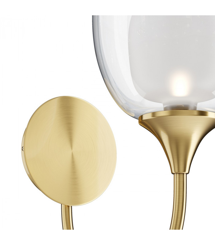 Maytoni Aura Modern Wall Lamp Brass E14-9