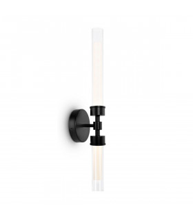 Maytoni Stelo Modern 2 Light Integrated LED Wall Lamp Black 3000K-2